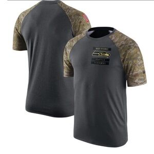 Nike Seattle Seahawks Salute to Service Dri-Fit Tee - EUC